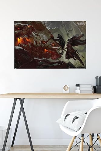 Miniatura 5 de Trends International Dungeons and Dragons - Póster de pared Drizzt vs Demogorgon