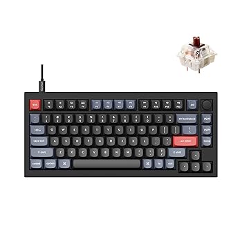 Keychron Q1 Pro 75% メカニカルキーボード JIS Amazon | Keychron Q1 有線 カスタム メカニカル キーボードノブ