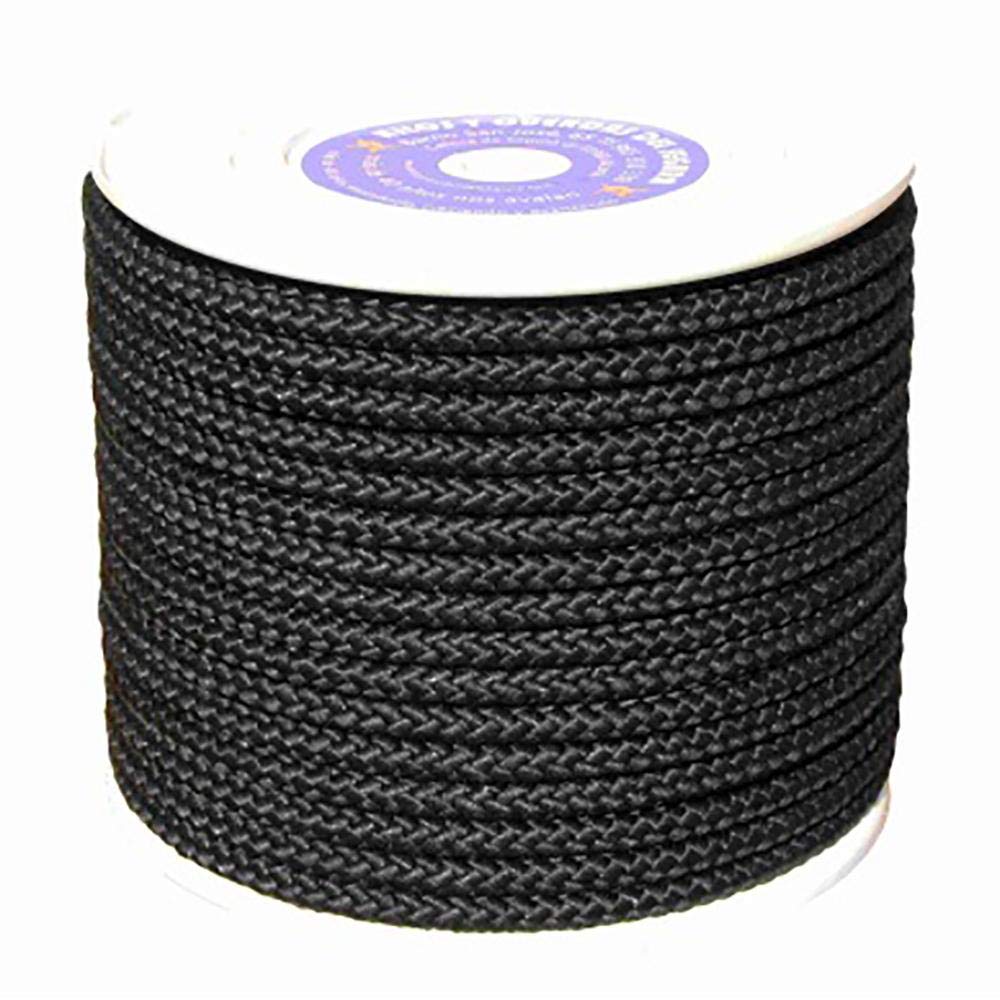 Fili e corde del Segura 5108100100 – Cord. Nylon trenz. Mate. T/Sagola 10 mm 100 Mts Nero
