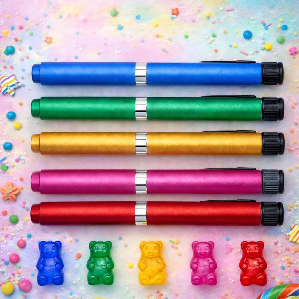 V2 60 Unit Personal Reusable Research Pen Injector Gummy Bear Collection
