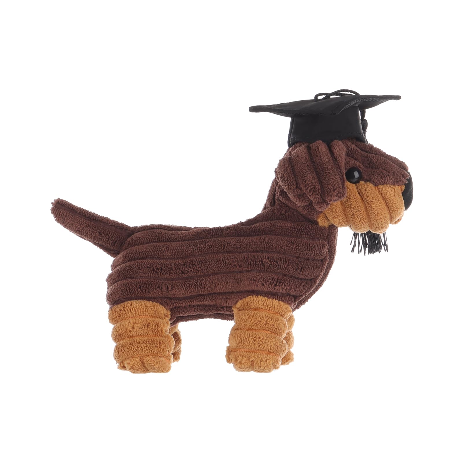 Apricot Lamb Graduated Henry Dachshund Stuffed Animals Soft Plushies for Baby Girl and Boy Plush Toys for Kids Fluffy Brown Dog Puppy 6.7 Inches - Image 4