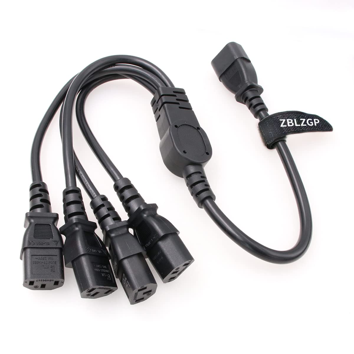 Aazon.co: We Top PDU UPS Server C14 to 4 x C13 Y Type Split Kettle