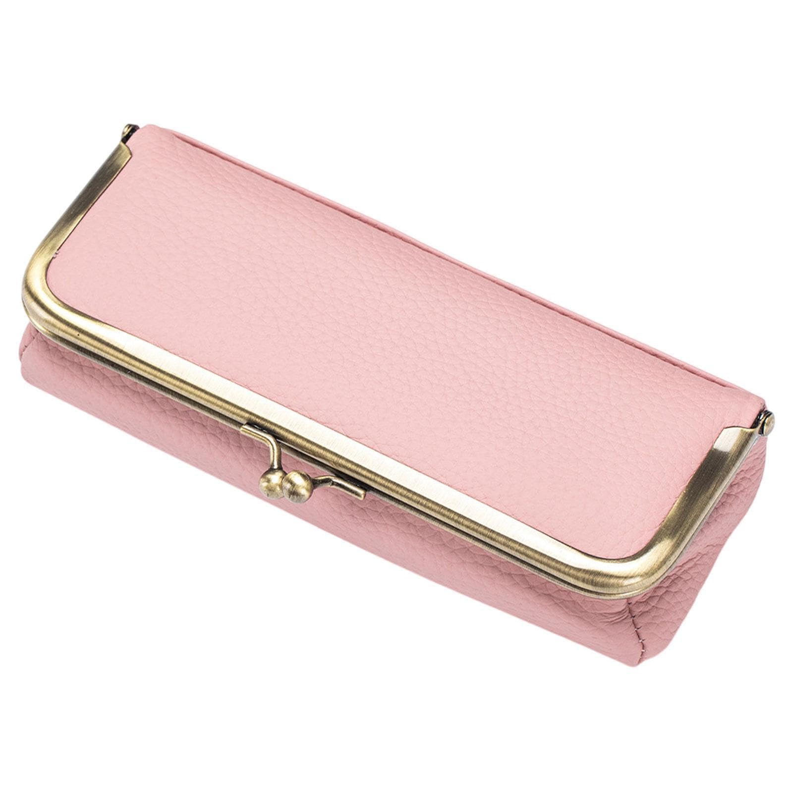 Eyeglasses Bag Portable Spectacle Case for Small Items Outdoor Indoor Travel Pink|Health & Beauty | Vision Care | Eyeglass Cases-image-10