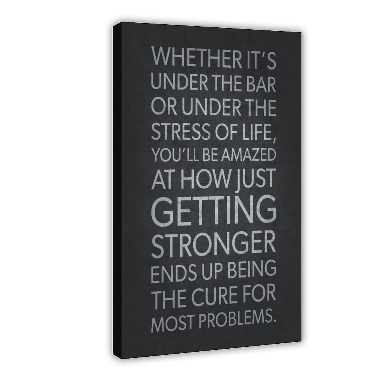 Pósteres motivacionales inspiradores para culturismo, culturismo, hombres y niñas, con citas motivacionales inspiradoras para gimnasio muscular, 60 x 90 cm