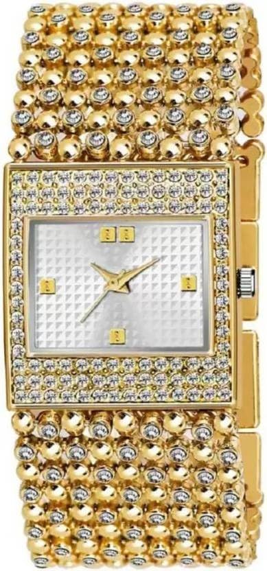 QALIBA Analog Expensive Design Stylish Best Gift Girl Watch Best Fashionable Analog Watch - Special Square Dial (B0CHP5BS8X) Amazon Price History, Amazon Price Tracker