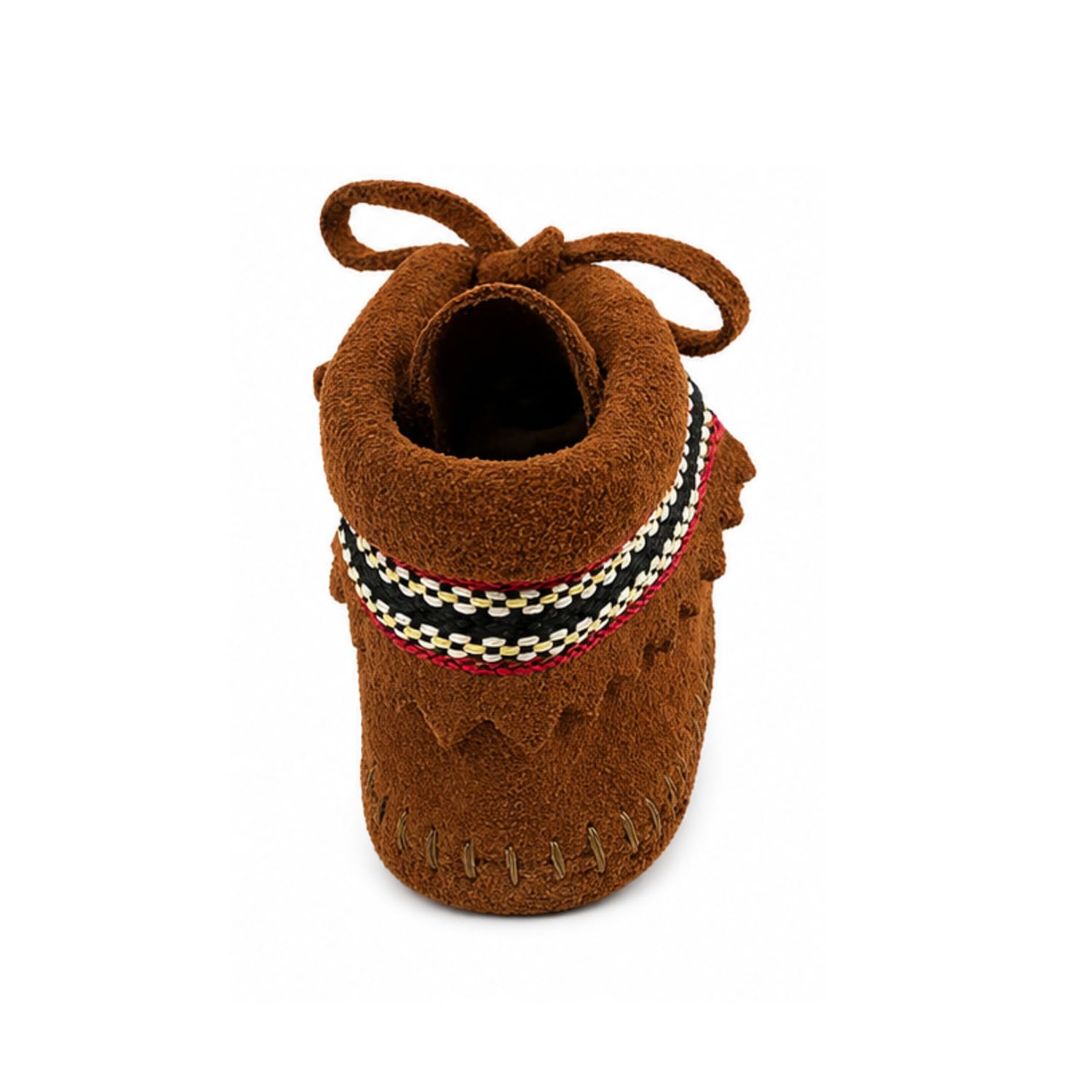 Minnetonka Braid Bootie Moccasin, brązowy (brązowy), 17 EU
