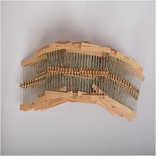 TMP1105 1220Pcs Resistor Kit 1/4W 5Percent 0.33 Ohm - 4.7M Ohm 122values x 10pcs Resistencias, Carbon Film Resistors Set