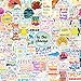 300PCS Affirmation Stickers, Holographic Motivational Sticker Pack, Positive Journal Encouraging Shiny Quotes for Kids, Teachers, Classroom, Waterproof Scrapbook Supplies