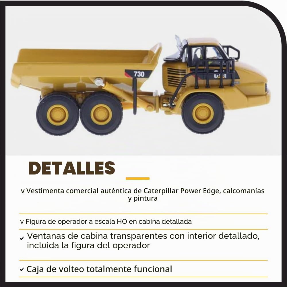 Die Cast Master - 1:87 Cat 730 Articulated Truck - DCM85130
