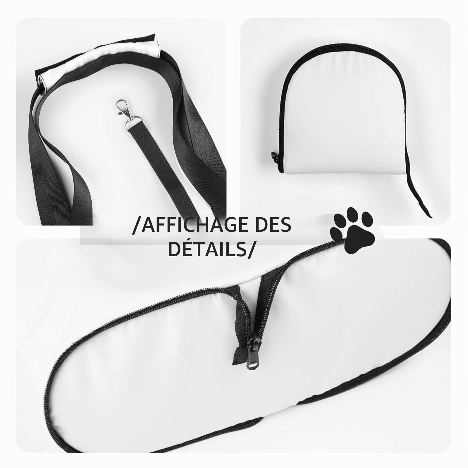 Sac à bandoulière portable pour petit chat et chien, sac fourre-tout de voyage pliable, sac de transport pour chiot à transporter dans les avions, les bus, le métro (motifs ethniques)