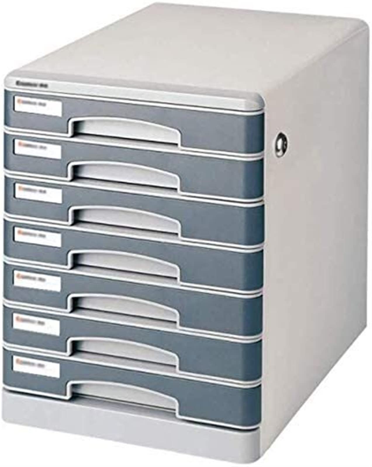 VUIKLCty Office Desktop Filing Cabinet 7 Drawer Desktop Office File Data Organizer Filing Cabinet