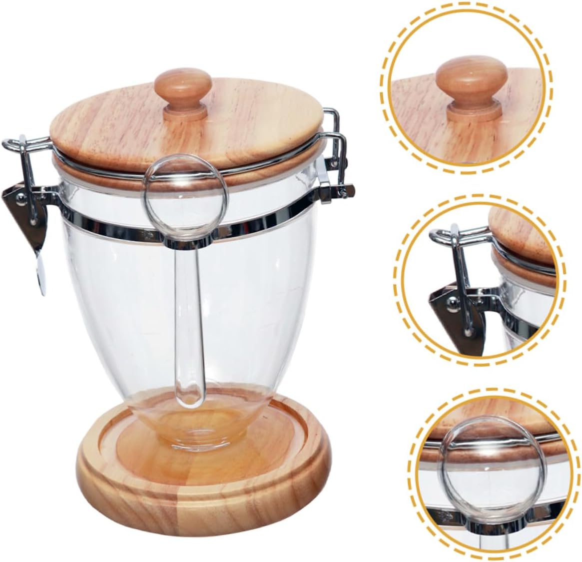 Daily Use Tea Canister Tabletop Canister Household Tea Container Coffee Storage