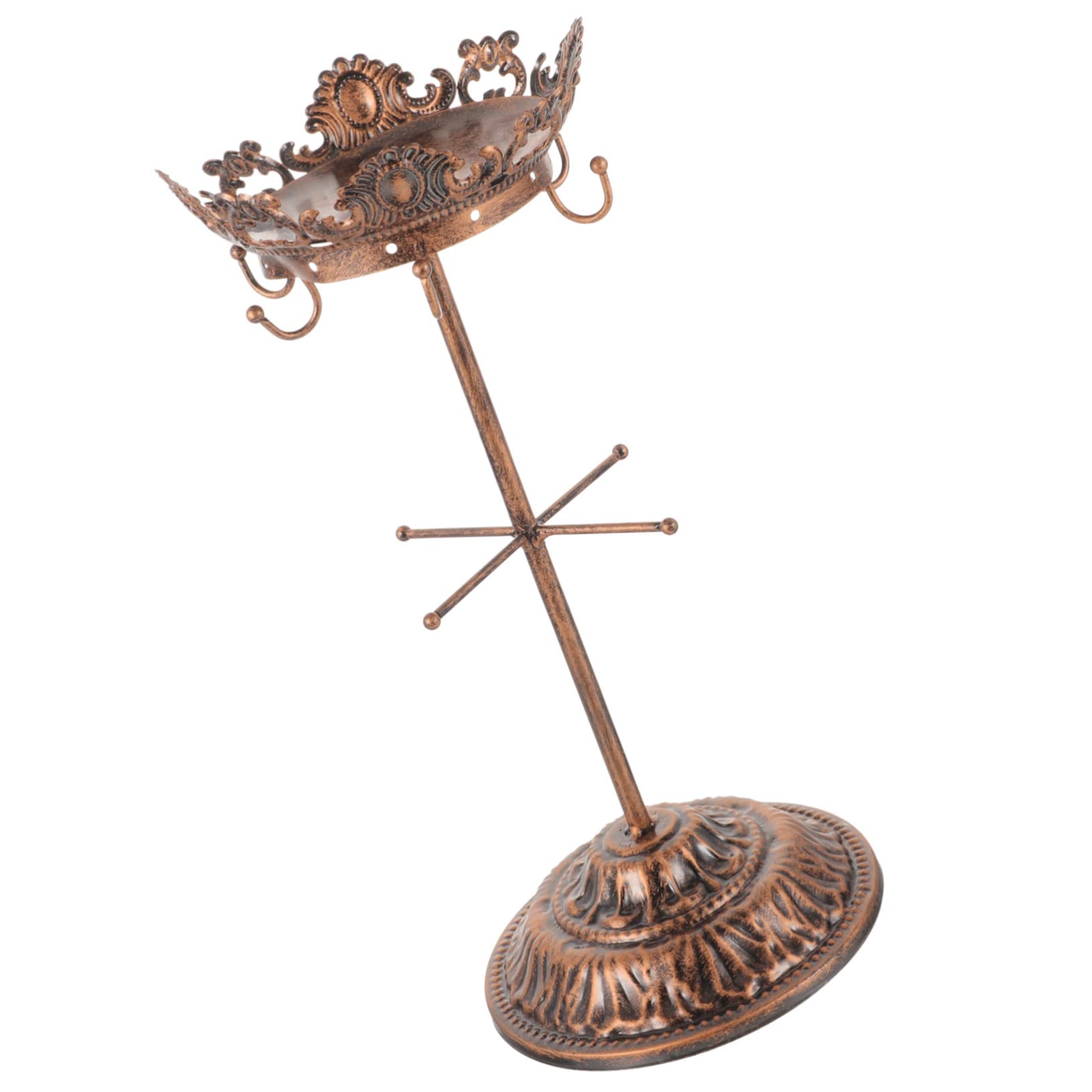 FOMIYES Espositore in Metallo Livello per Organizer Decorativo per Collane Multifunzionale per Casa Ufficio