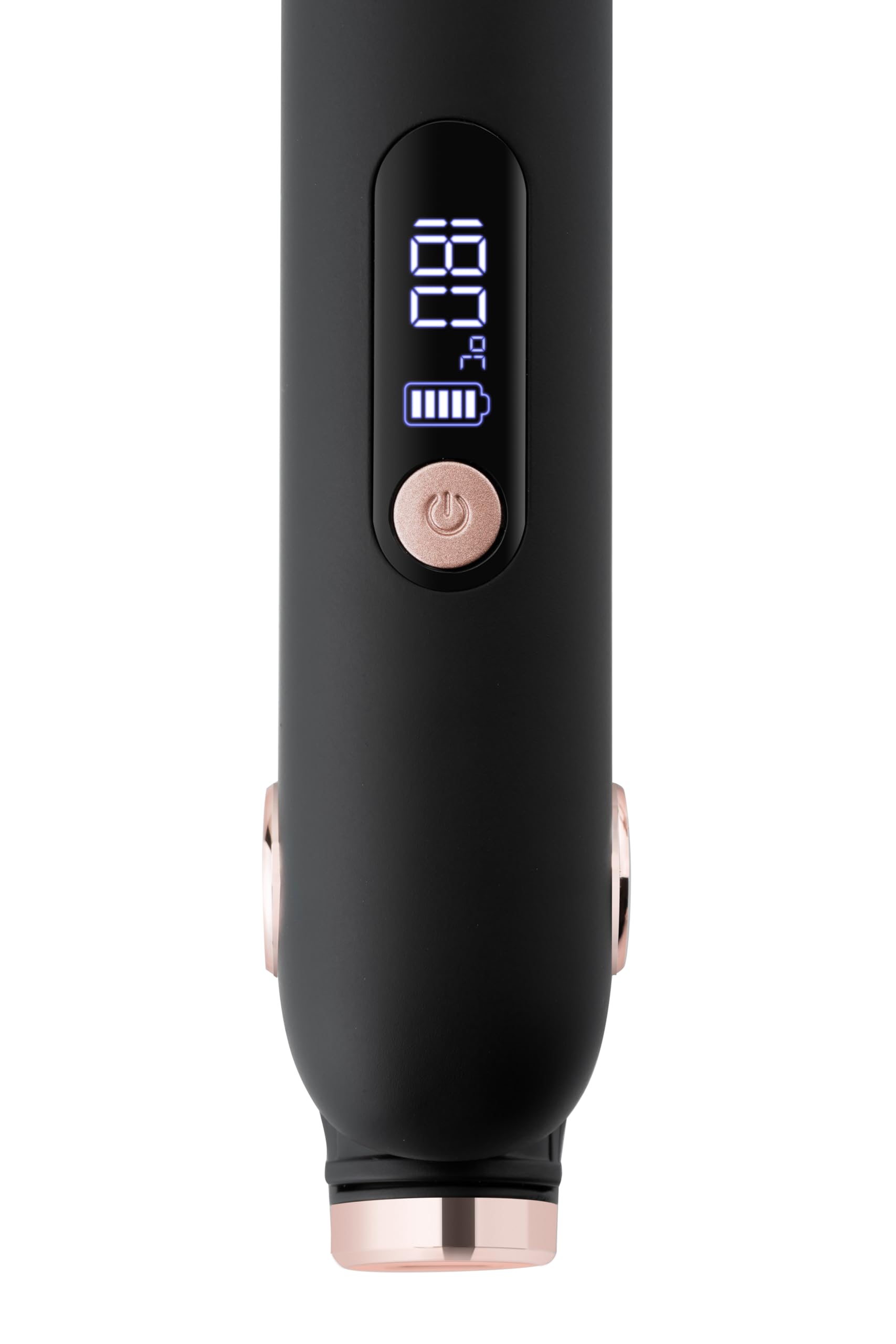 ETA Glätteisen Fenite Black I kabelloser Betrieb I 3 Temperaturstufen: 150/165/180 °C I Hochwertiger 3,7V Li-Ion-Akku I Reiseetui I USB-Ladekabel