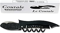 Vista 7 de Le Coutale Waiters - Sacacorchos de Coutale Sommelier - Borgoña - Acción de palanca de dos pasos - Abrebotellas de vino para camareros - Cuchillo