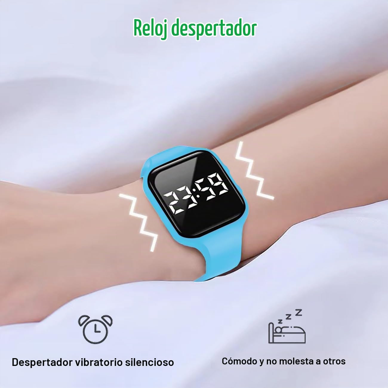 Reloj de Fitness para niños podómetro sin App y Bluetooth, 1 Hora de Carga para 20 días de Uso, Impermeable Reloj de Pulsera con Temporizador y 3 Alarma