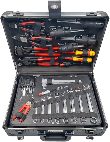 KS Tools 922.0731 Caisse à outils complète - 131 outils - 1/4'' - 1/2'' - 3