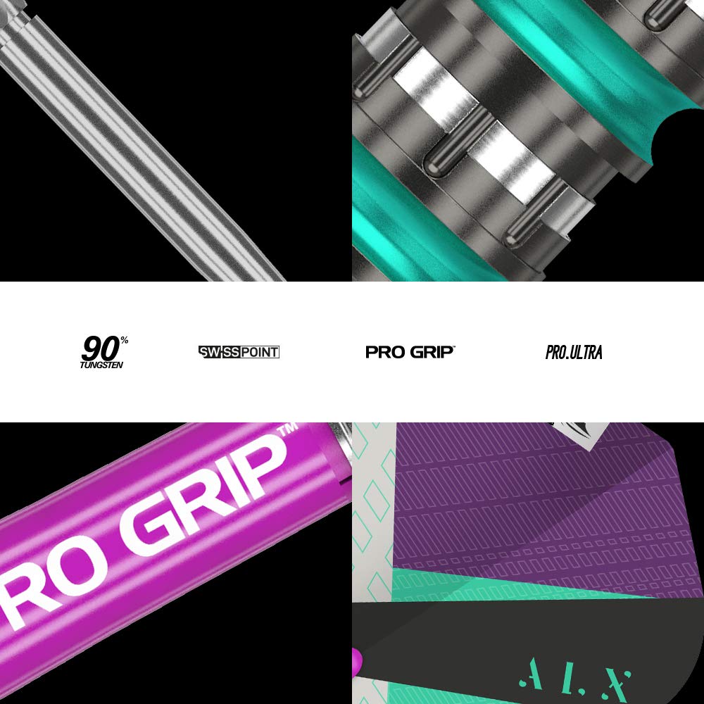 Target Darts ALX 04 22G 90% Tungsten Swiss Point Steel Tip Darts