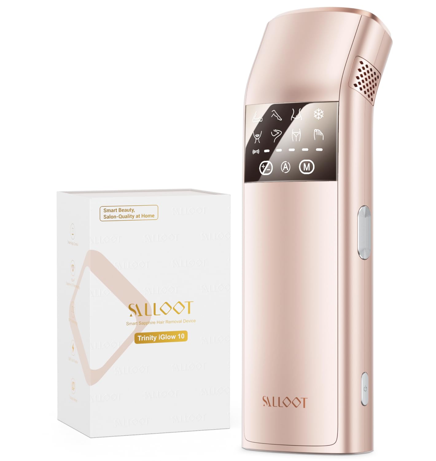 TRIPLE-Pulse IPL Laser Hair Removal, Comfort Sapphire 37°F Ice-Cooling Contact Hair Removal Device for Women and Men, Effective, Permanent Hair Removal TRIPLE-Pulse IPL Laser Hair Removal, Comfort Sapphire 37°F Ice-Cooling Contact Hair Removal Device for Women and Men, Effective, Permanent Hair Removal