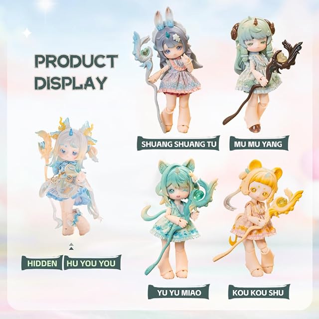 Foto 2 de 8 de Antu Cute Beast Magic Series Ob11 1/12 Bjd Doll Gift Figure Toy (Whole Set)