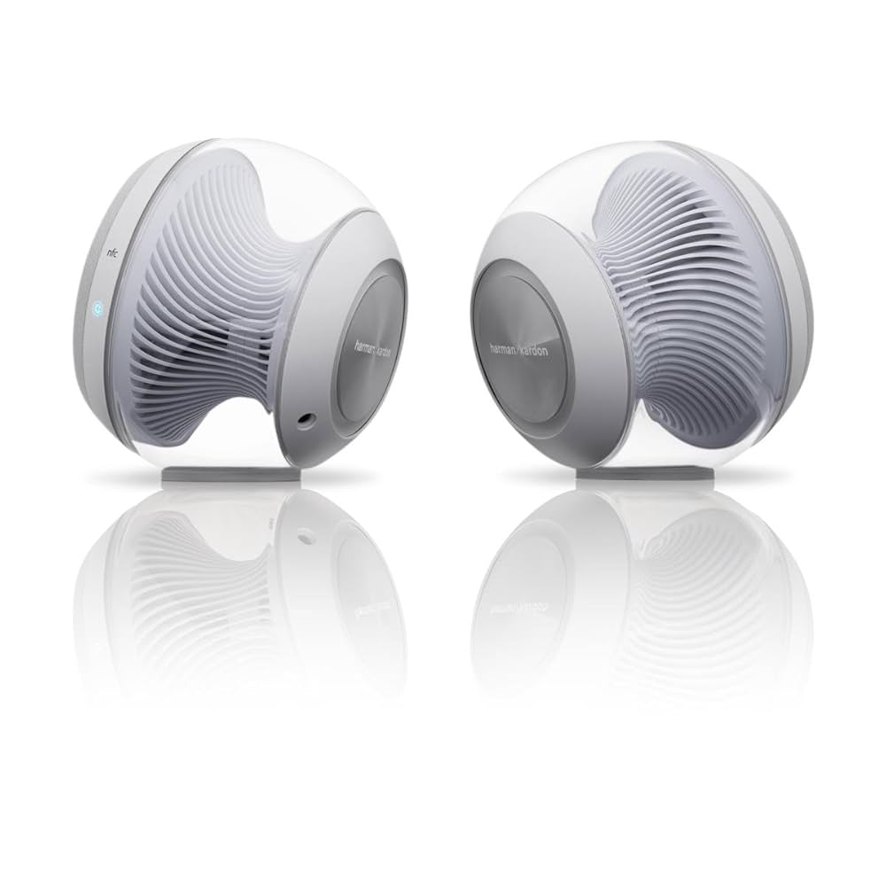 harman/kardon NOVA ホワイト harman/kardon、クリアボディのBluetoothスピーカー「NOVA