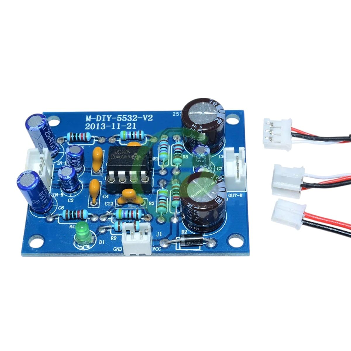 NE5532 OP-AMP Amplifer Board HiFi Preamplifier DC 12-35V for Low Sensitivity Tone Generator