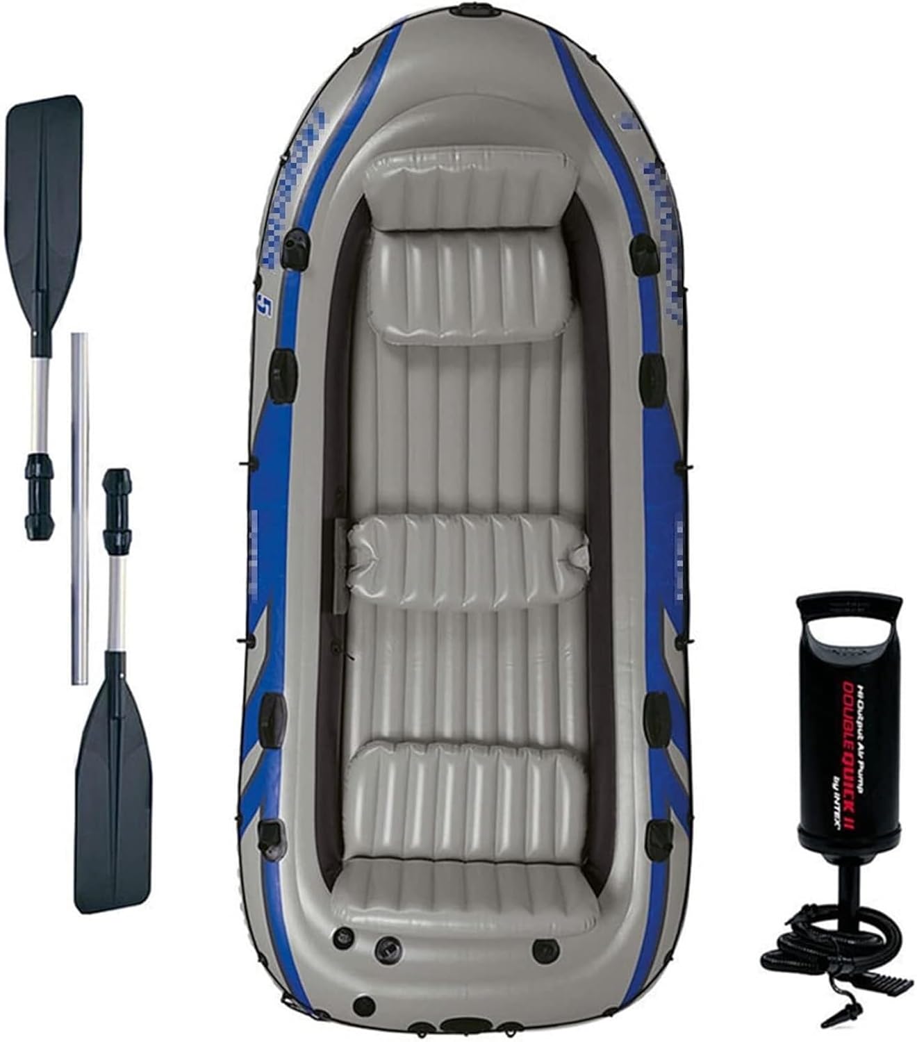 Thickened Kayak Professional Two Person Fishing Boat, Inflatable Paddle Boat, Summer Drift Boat Inflatable Boat