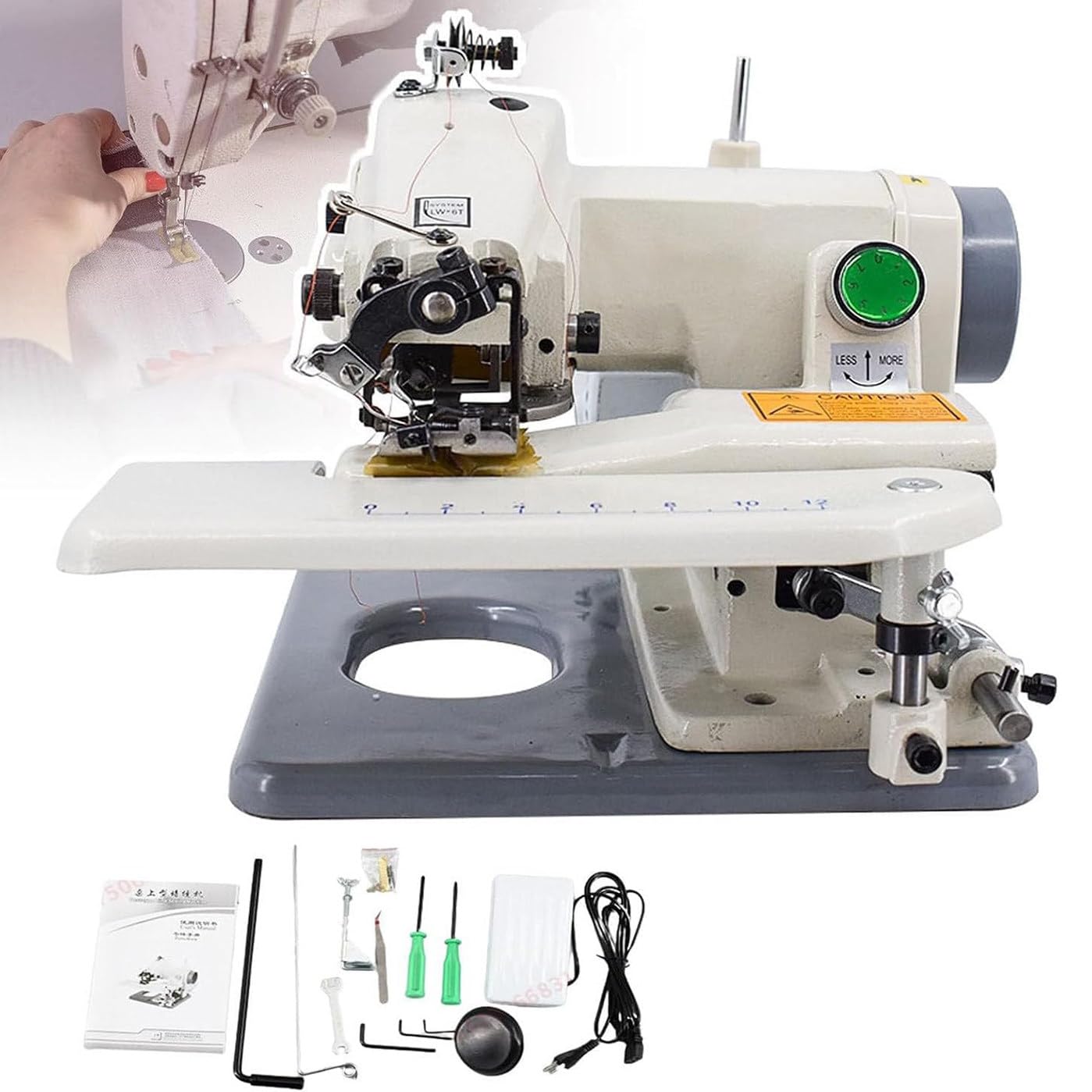 Máquina De Dobladillo De Puntada Invisible De Escritorio,Máquina De Coser De Modista Portátil Para Faldas De Pantalones,Máquina De Coser Puntada Invisible Para Dobladillos De PUños,Faldas Y Cortinas