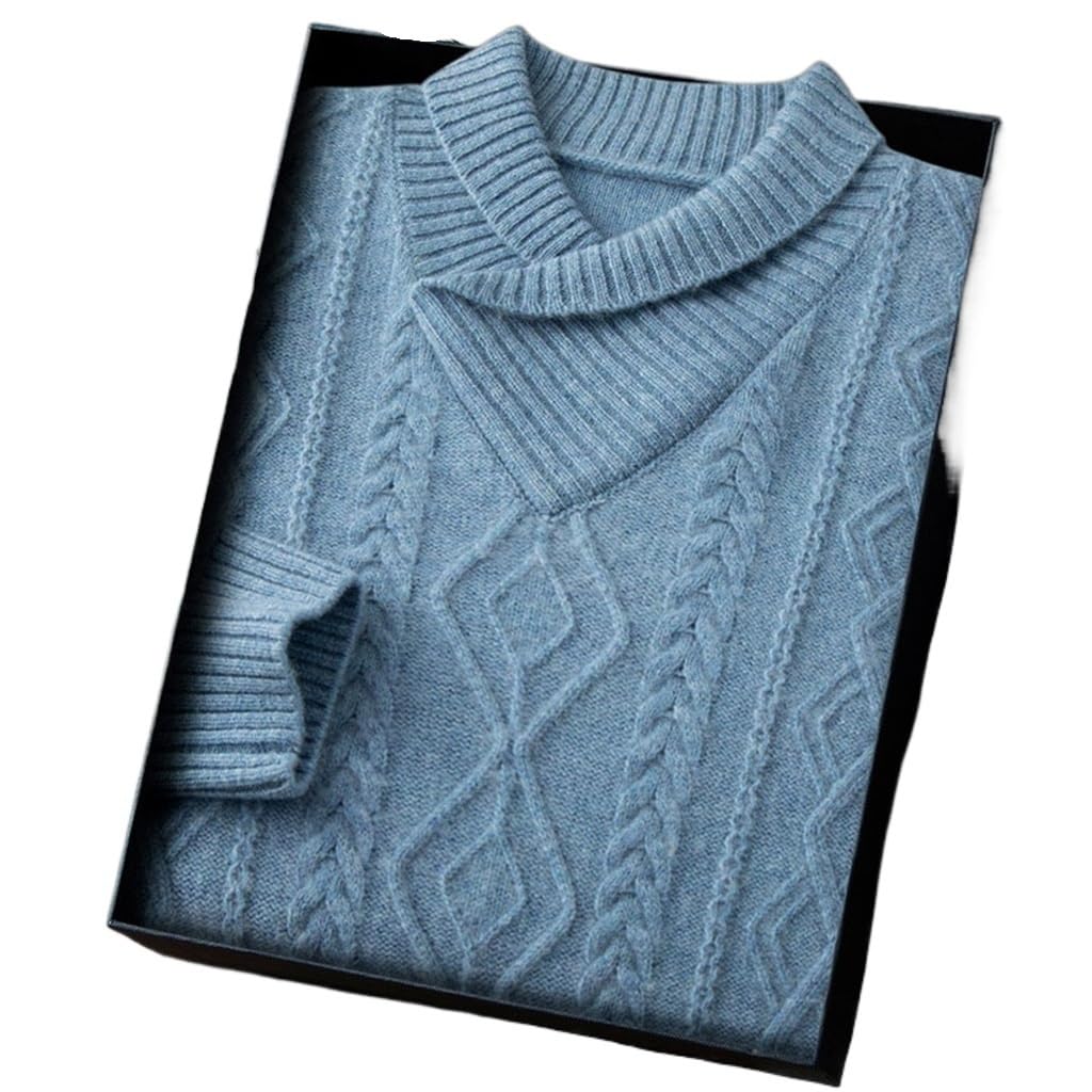 Pull grande taille XL chaud pour homme contre le froid de l'hiver
