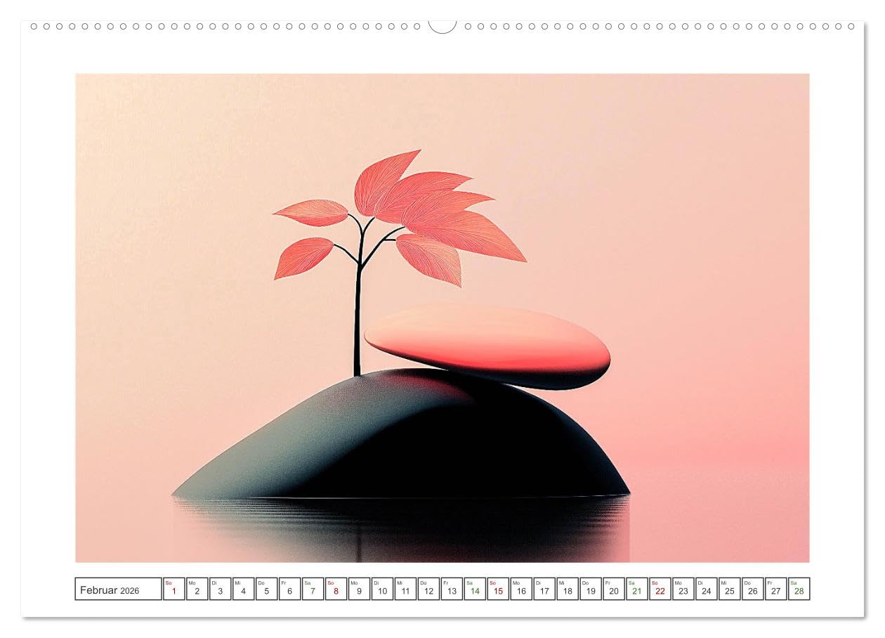 Japandi-Design (hochwertiger Premium Wandkalender 2026 DIN A2 quer), Kunstdruck in Hochglanz: Die Verbindung von Minimalismus und Gemütlichkeit ... und zeitlos elegant ist. (CALVENDO Kunst)