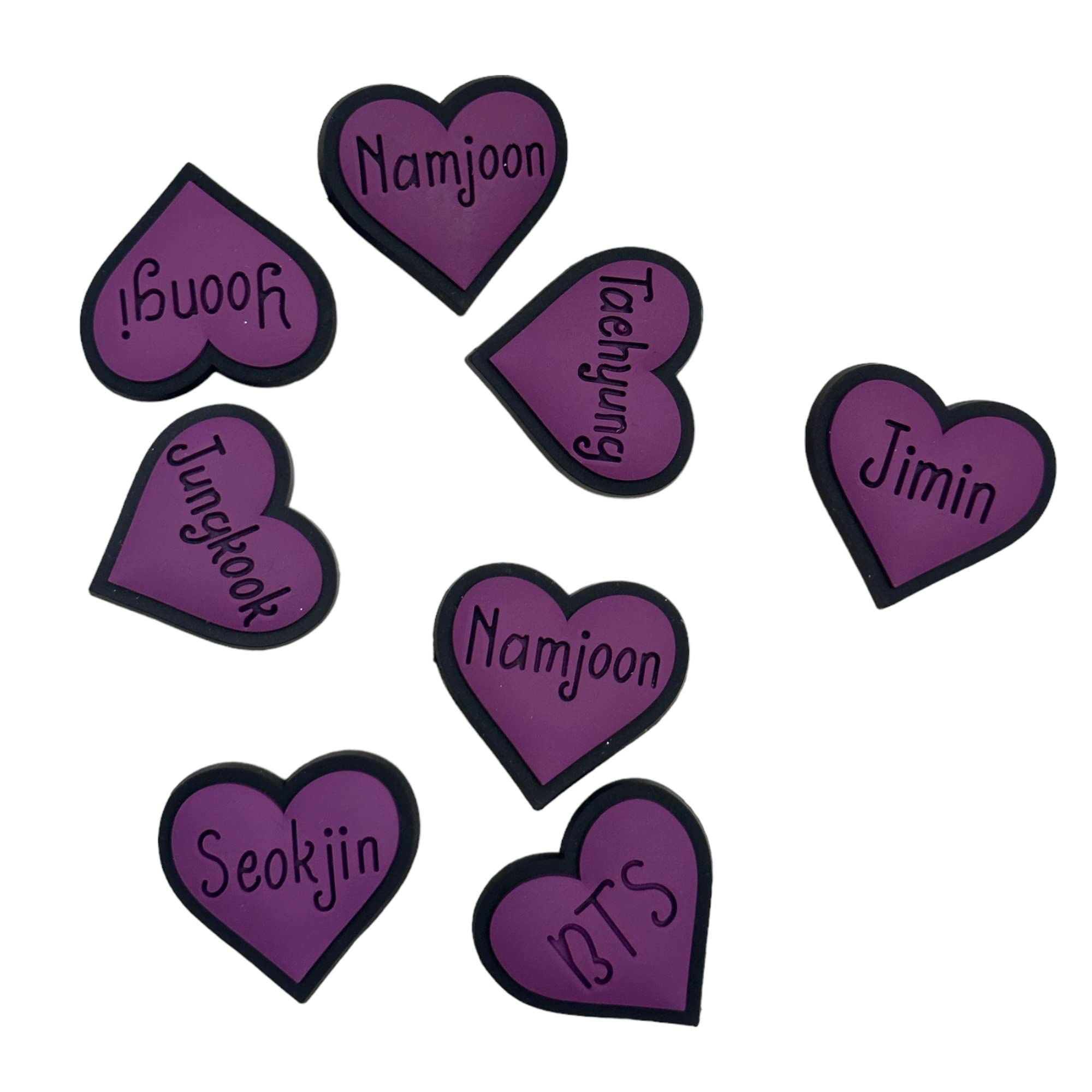 ONDEMAND GLOBALKorean K-Pop BlackPink BTS Shoe Charms for Crocs | Customize with Colorful K-Pop BlackPink Blinks BTS Army Fans Charms for Crocs