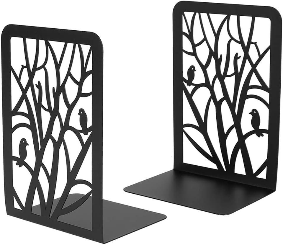 Book End Book Ends Metal Bookends for Shelves Heavy Duty Metal Non-Skid Bookend Book Supports Book Holder Office Book Organizer Book Stoppers (Color : C)