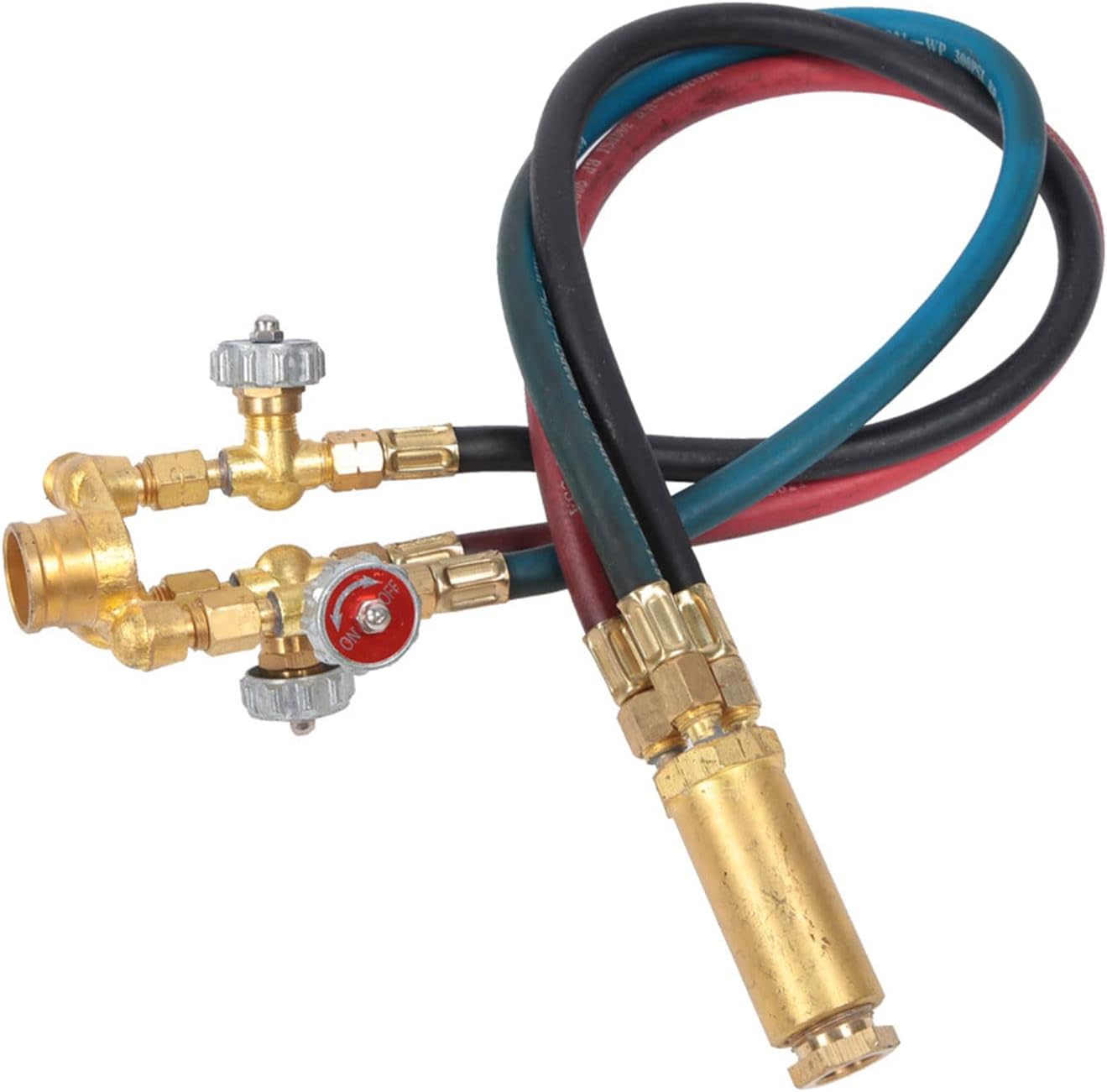 Gas Cutting Torch Assembly, Gas Cutting Torch Assembly Copper Connector Toughness Control for CG1-30 Flame Machine Spare Parts, Tips (CG1-30)