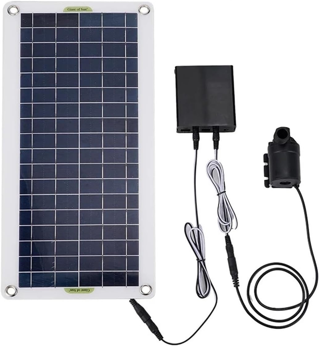 50W Garden Low Noise Solar Water Pump DC12V 800L/H Irrigation Fountain DC Brushless Set