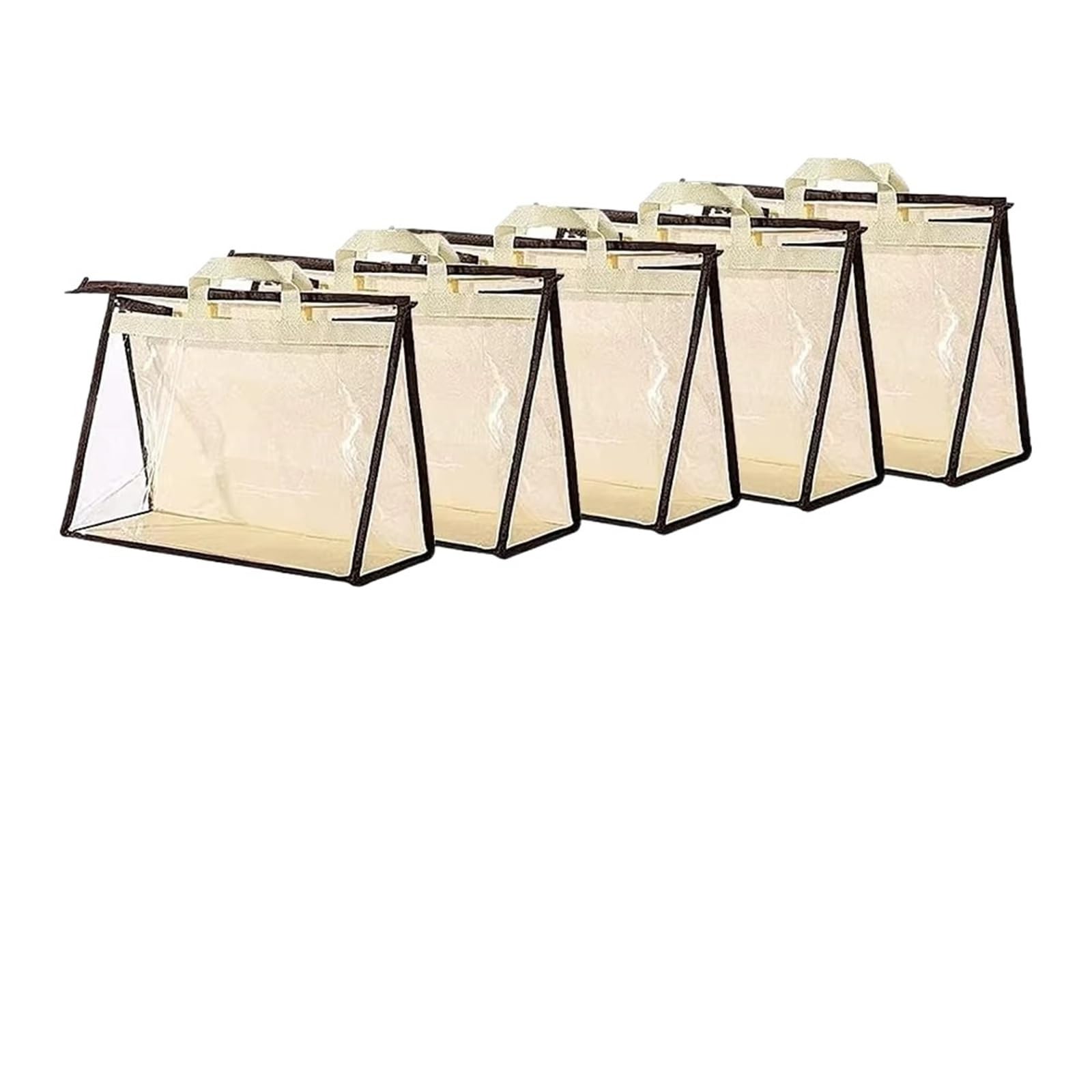 Clothes Covers Protector Bags Clear Handbag Dust Bags - Hanging Zipper Storage Bag For Purse Organizer Closet Protection For Handbags