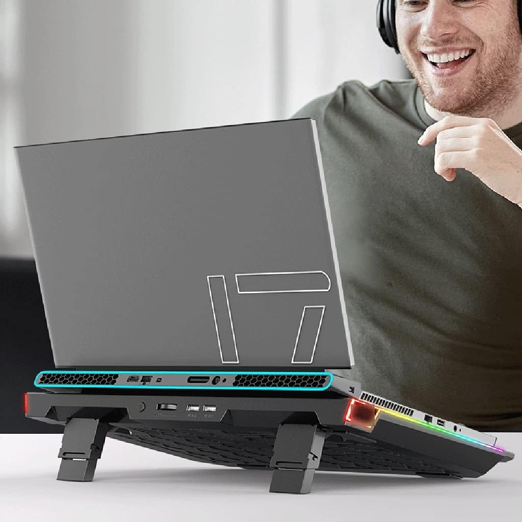 raffreddatore pc portatile laptop cooling pad Dispositivo di raffreddamento per laptop da gioco Tappetino di raffreddamento Laptop silenzioso(Color:2)