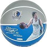 Nombre del jugador de la NBA Spalding NBA Player Dirk Nowitzki Sz.7 (83-379Z) Balón de Baloncesto, Hombre, Gris/Azul (Royal), 7