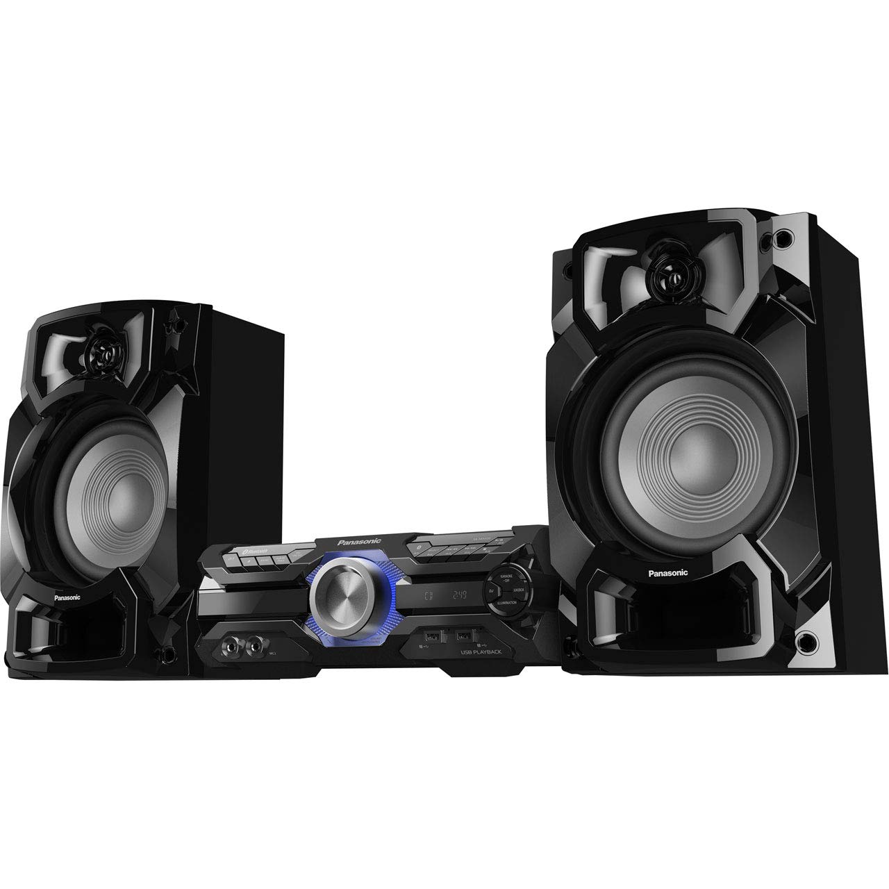 Panasonic SC-AKX520E-K Haut-Parleur sans Fil Megasound avec Bluetooth et karaoké 650 W