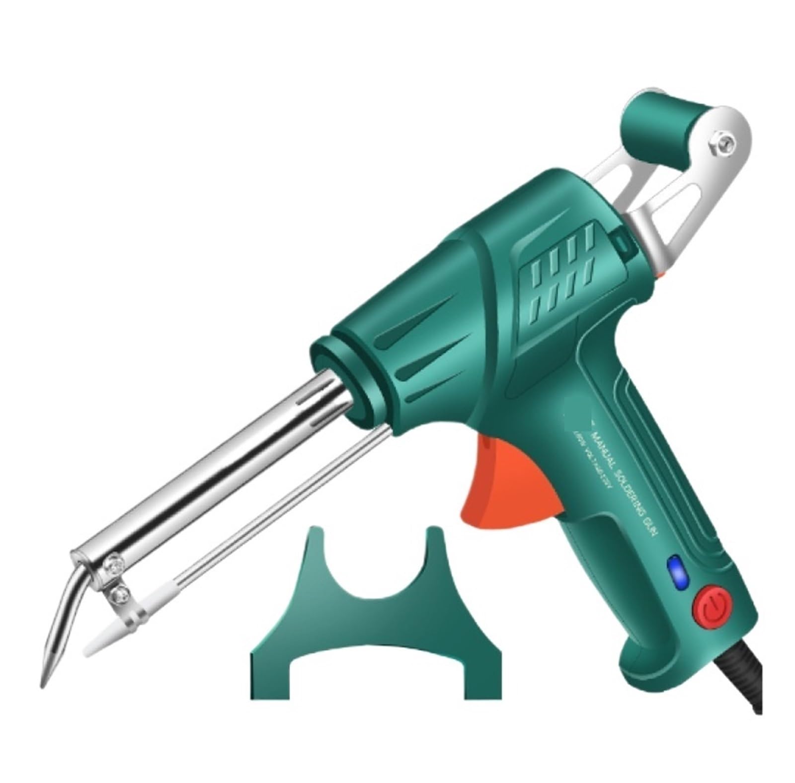 Zestaw lutownicy Ręczny Pistolet Do Cyny O Dużej Mocy Zestaw Naprawczy Pistoletu Lutowniczego Z Podajnikiem Cyny Ręczna Lutownica(Black3-piece set)