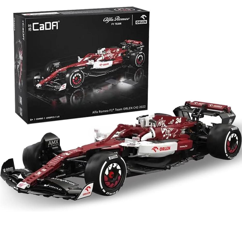 Amazon.co.jp: kowkis アルファロメオ F1 レーシングカー 1:8 組み立て