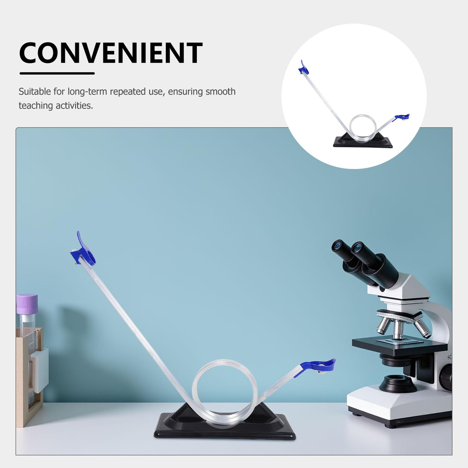 Hemobllo Outil Pédagogique d'Expérience Scientifique d'Inertie Orbite Centrifuge Portable pour Laboratoire Scolaire Matériel Pédagogique de Physique Scolaire Polyvalent et Expérimental