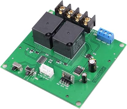 DC 12V 40A Motor Remote Control Switch 2CH Motor Forward and Reverse Wireless Switch, 433Mhz Remote Control Relay Use for Car, Motor, Electric Curtain, Water Pump and More