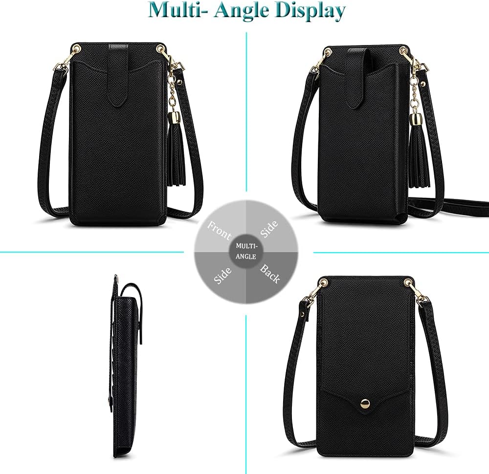 Peacocktion Small Crossbody Cell Phone Purse for Women, Lightweight Mini Small Crossbody Bags for Women with Card Slots - Image 3