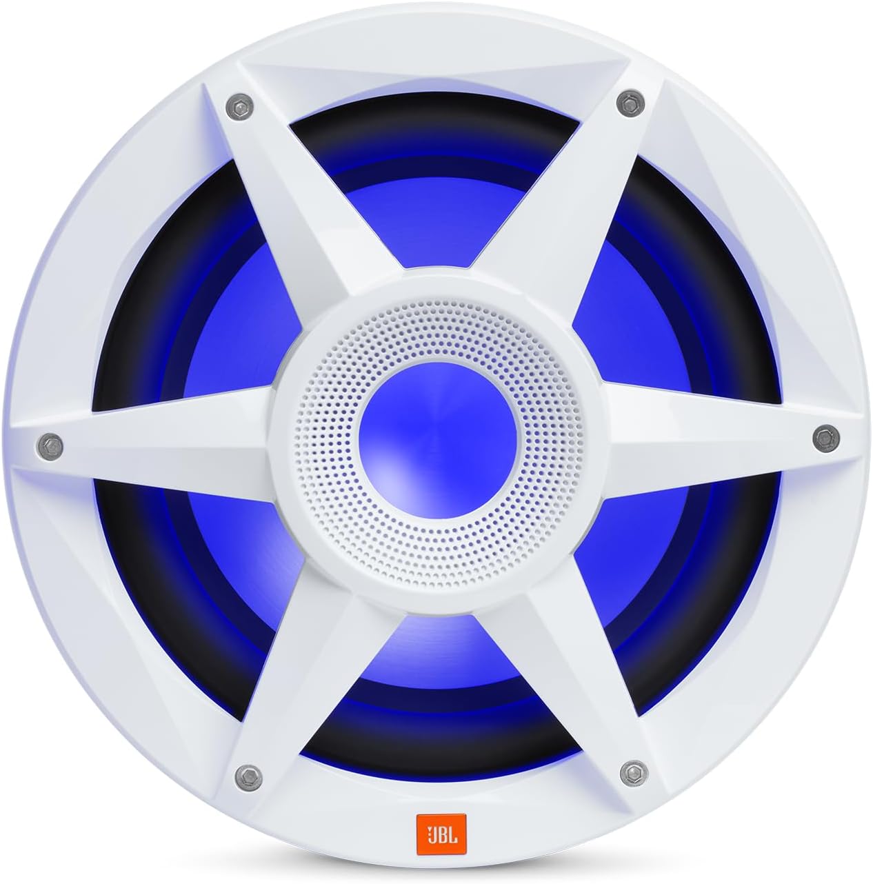 JBL Stadium Marine MW1000-10" (250mm) Woofer w/SSI RGB Lighting, 300 watts RMS, 900 watts Peak, Sensitivity: 89dB at 2.83 Volts. Frequency Response: 20 – 2KHz, 2 and 4-ohms, Switch Selectable (SSI)