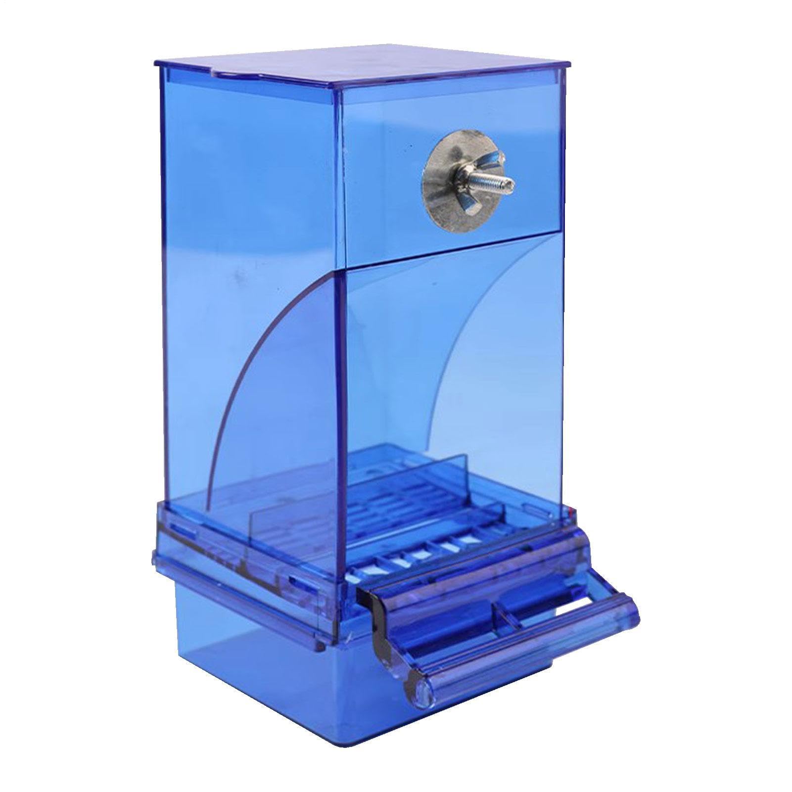Alimentador automático para pájaros de jaula gran tamaño con cajón de residuos