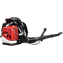 63CC Backpack Gas Leaf Blower 2 Stroke High Torque Engine Large Fuel Tank Clears Leaves Snow for Yard Cleanup Lawn Care Commercial Landscaping