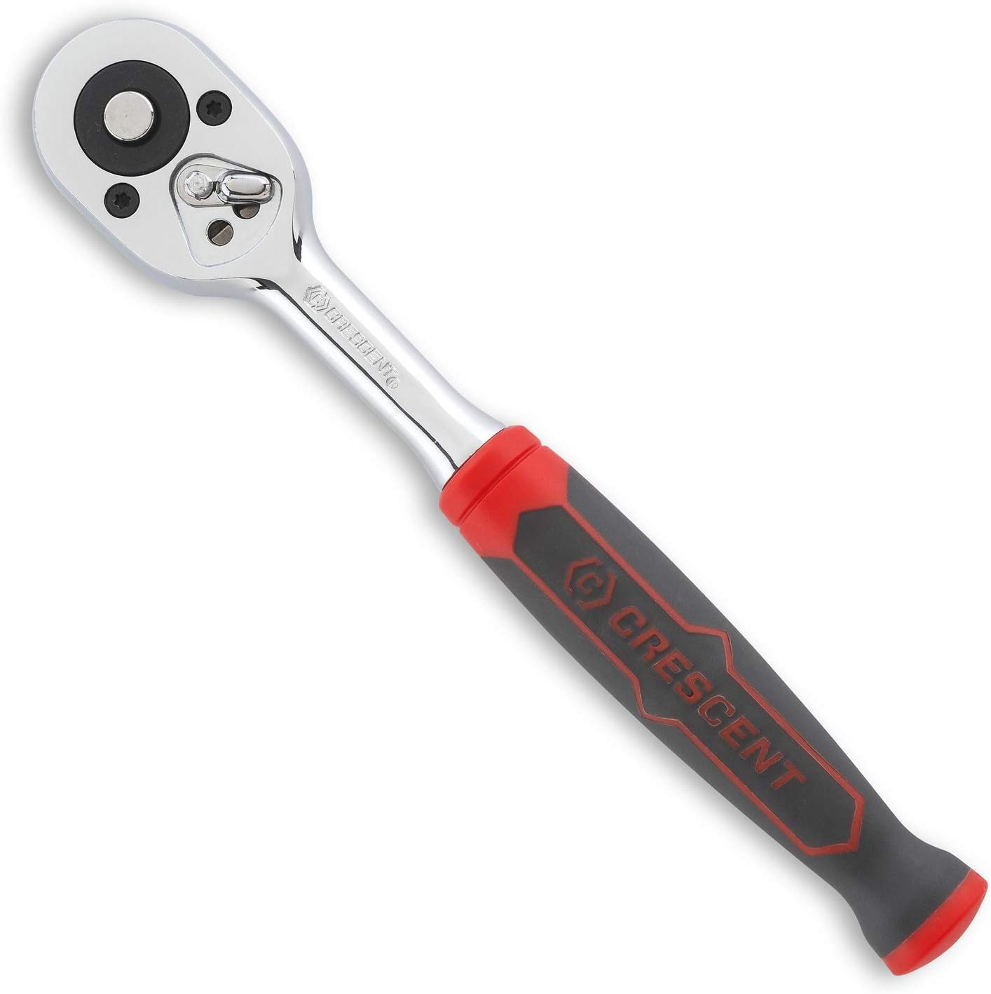 Crescent 1/2" Drive 72 Tooth Quick Release Dual Material Teardrop Ratchet 12-1/2" - CRW13, 1/2 inch