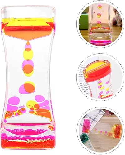 Miniatura 4 de Temporizador de burbujas de movimiento líquido, colorido, reloj de arena, líquido, juguetes sensoriales para TDAH, ansiedad, autismo, actividad,