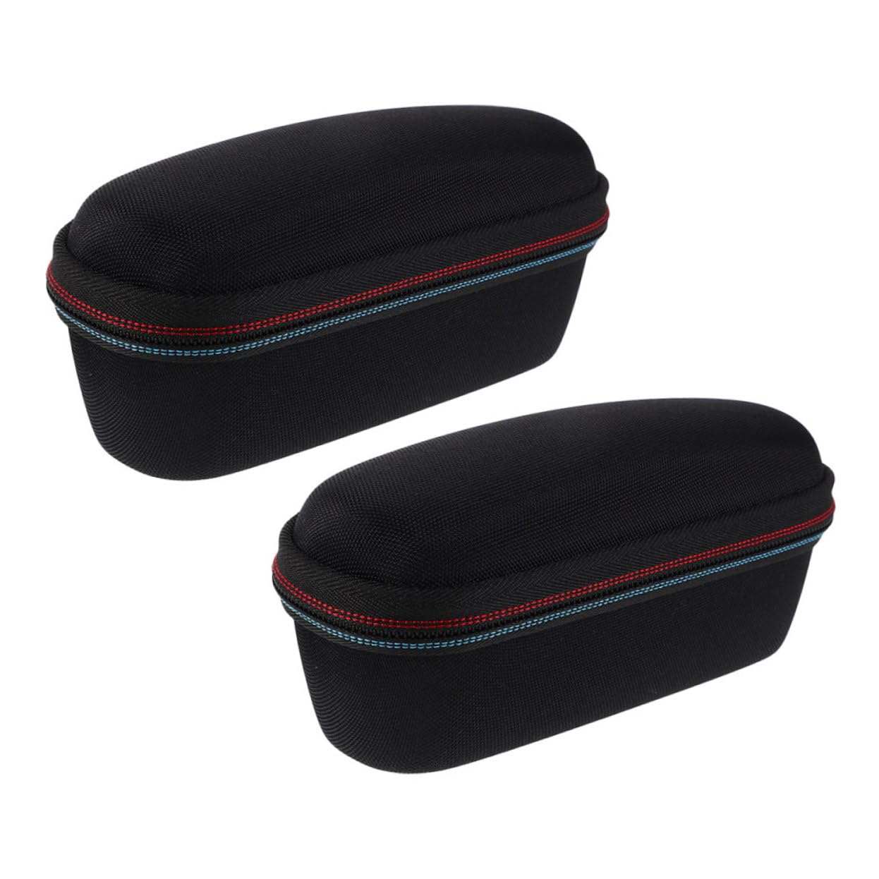 FRCOLOR Estuche Rígido Eva para Termómetros Digitales 2 Unidades Negro Oxford 17x6,5x8cm Soporte Protección Viaje Hospital Uso Infantil