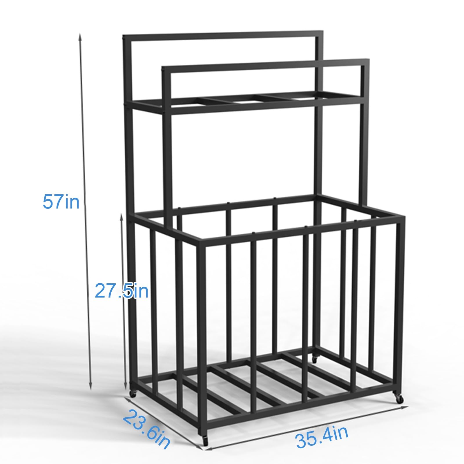 Carrello resistente a bordo piscina per noodles, palline da spiaggia e attrezzatura da piscina, organizza in modo efficiente la tua area piscina
